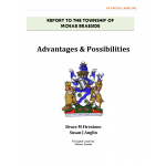 REPORT TO MCNAB BRAESIDE ABOUT ITS ECONOMIC FUTURE, Advantages & Possibilities